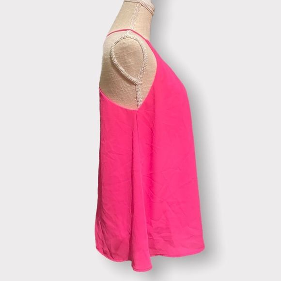 Everly | Women’s Pink Sleeveless High Neck Relaxed Fit Top Size S Small - Picture 3 of 3
